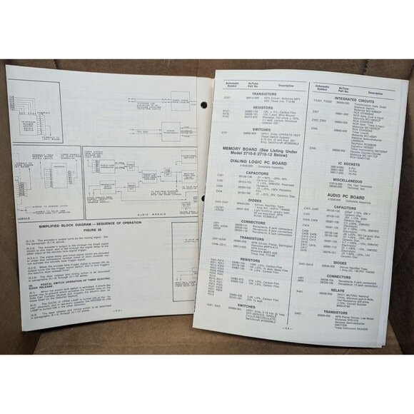 NUTONE SERVICE MANUAL MODEL 2700 SERIES APARTMENT HOUSE SECUICOM SYSTEM - Picture 6 of 8